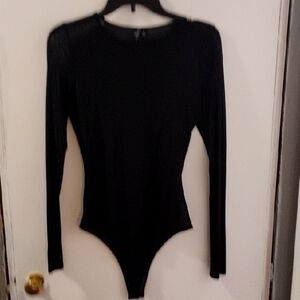 Black Long Sleeve Bodysuit